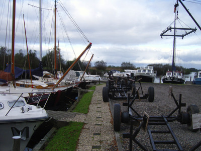Winterstalling binnen - Drachten - Scheepsbouw van der Werff