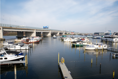 Jachthaven het einde - Amsterdam