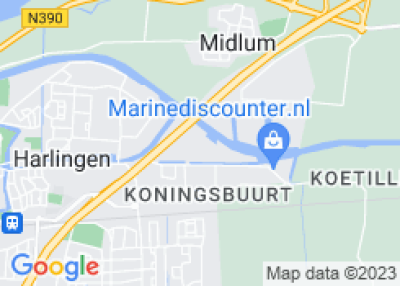 Ligplaats 13 x 4,15 meter - Jachtwerf Kosik - Harlingen