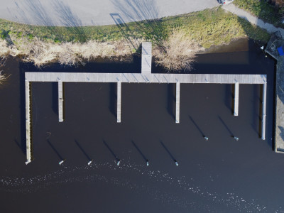 Ligplaats 10 x 3,5 meter - De Veense Haven - Wijde AA / Braassemermeer